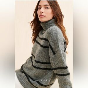 Line and Dot striped sweater